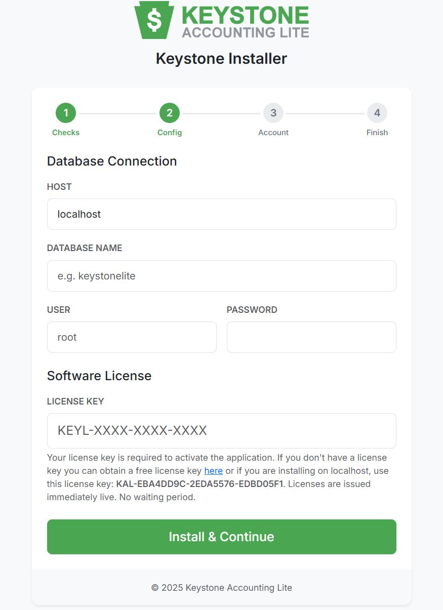Installer Config
