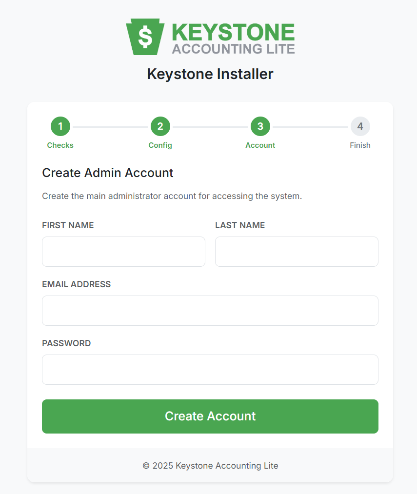 Create Admin